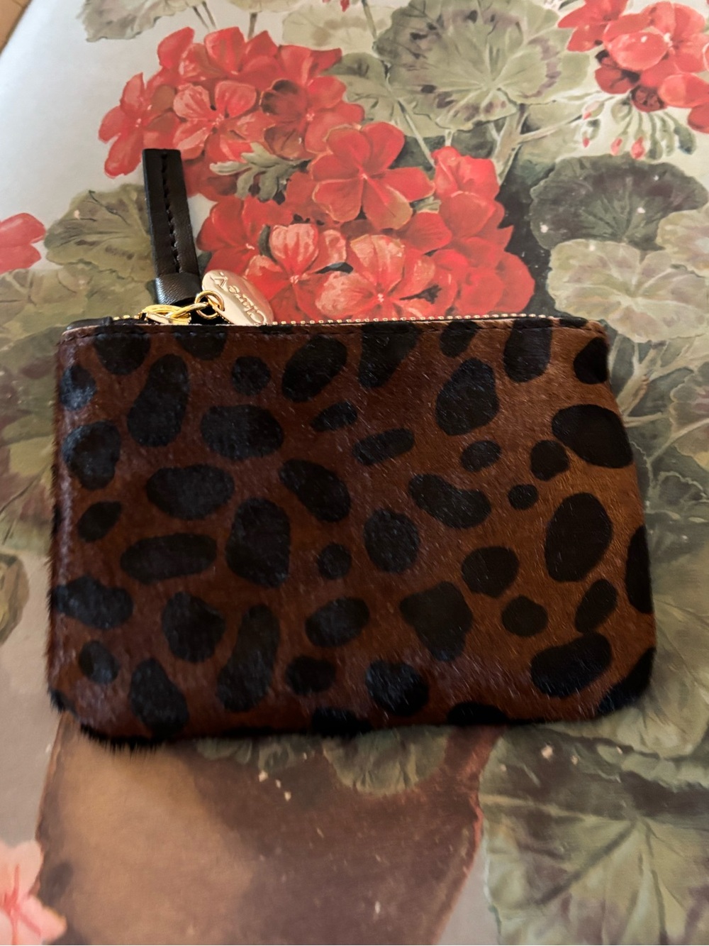 Clare V - Coin Clutch - Leopard Hair-On